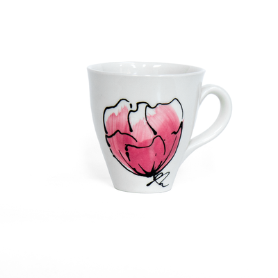 Coral's Flower Mugs