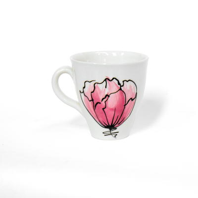 Coral's Flower Mugs
